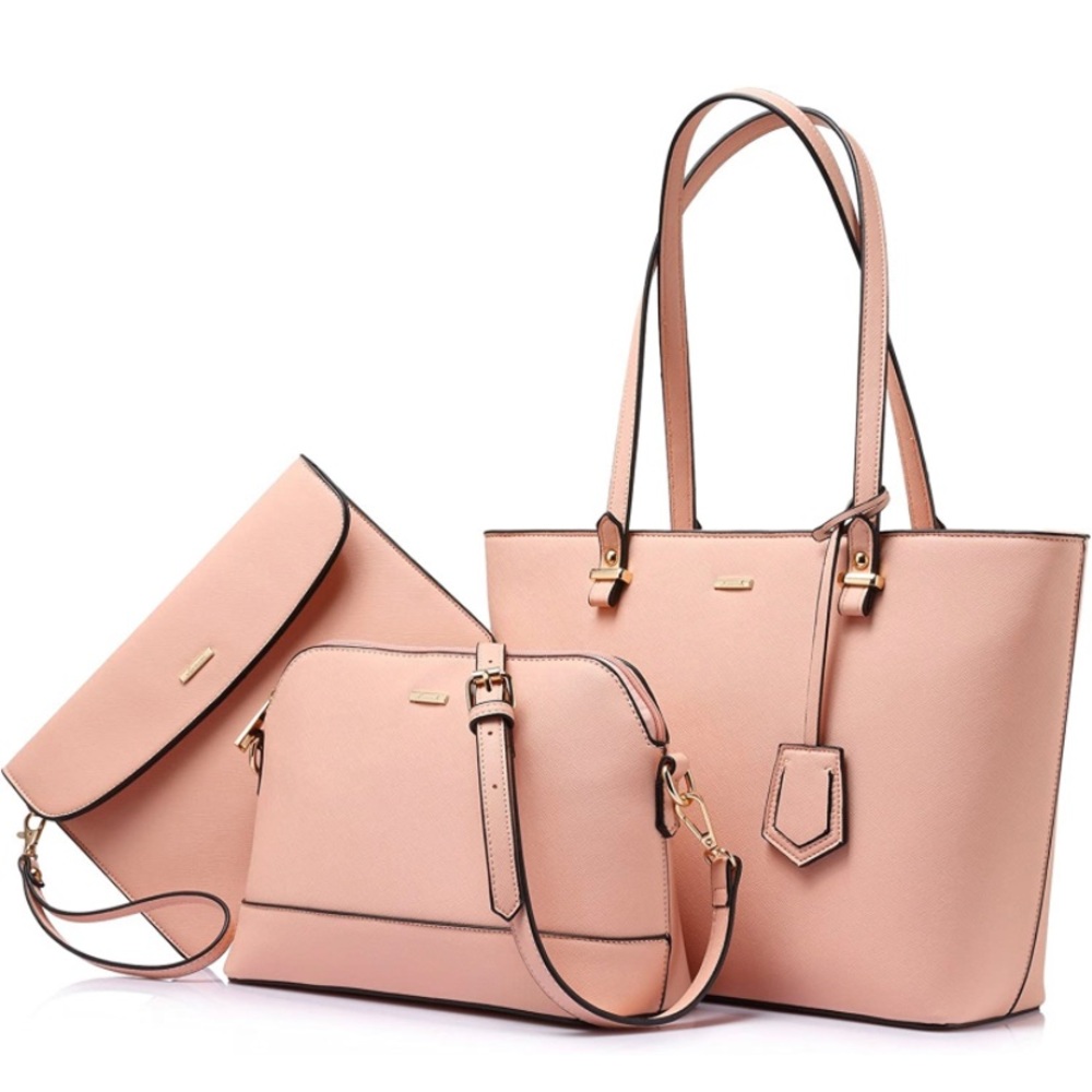 Three piece handbag set